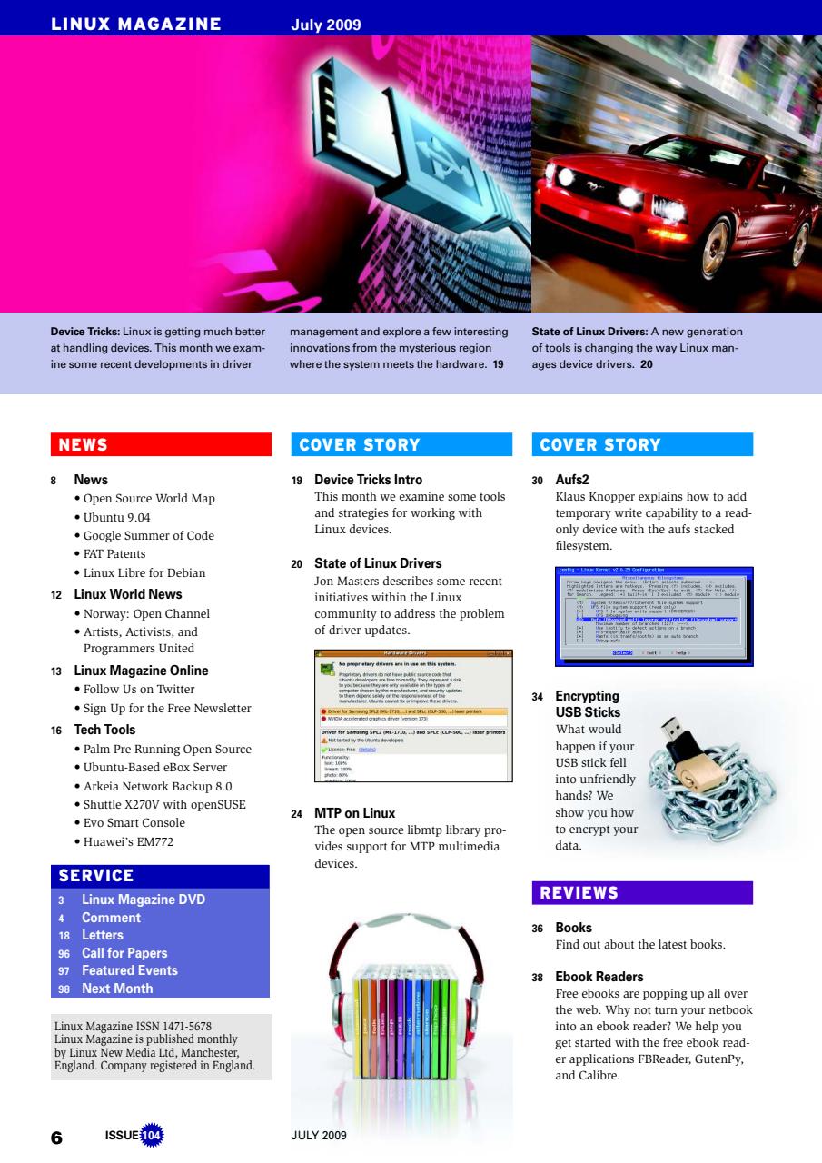 Linux Magazine Preview Pages