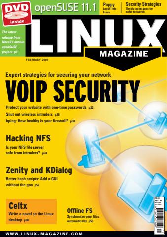 Linux Magazine issue February 2009