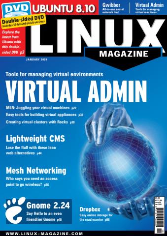 Linux Magazine issue January 2009
