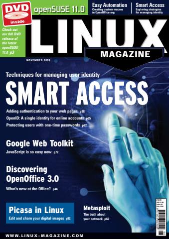 Linux Magazine issue November 2008