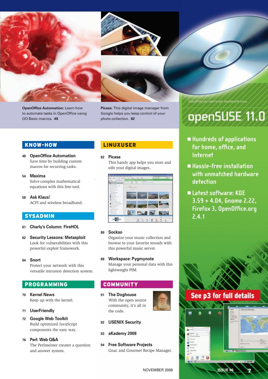 Linux Magazine Preview Pages