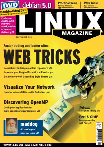 Linux Magazine issue September 2008