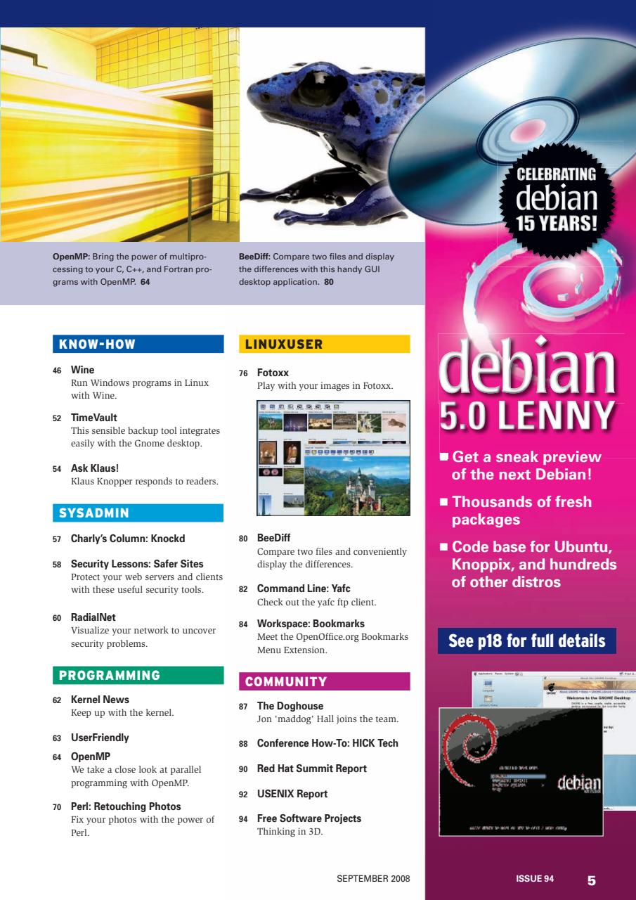 Linux Magazine Preview Pages