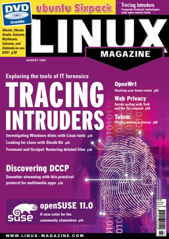 Linux Magazine issue August 2008