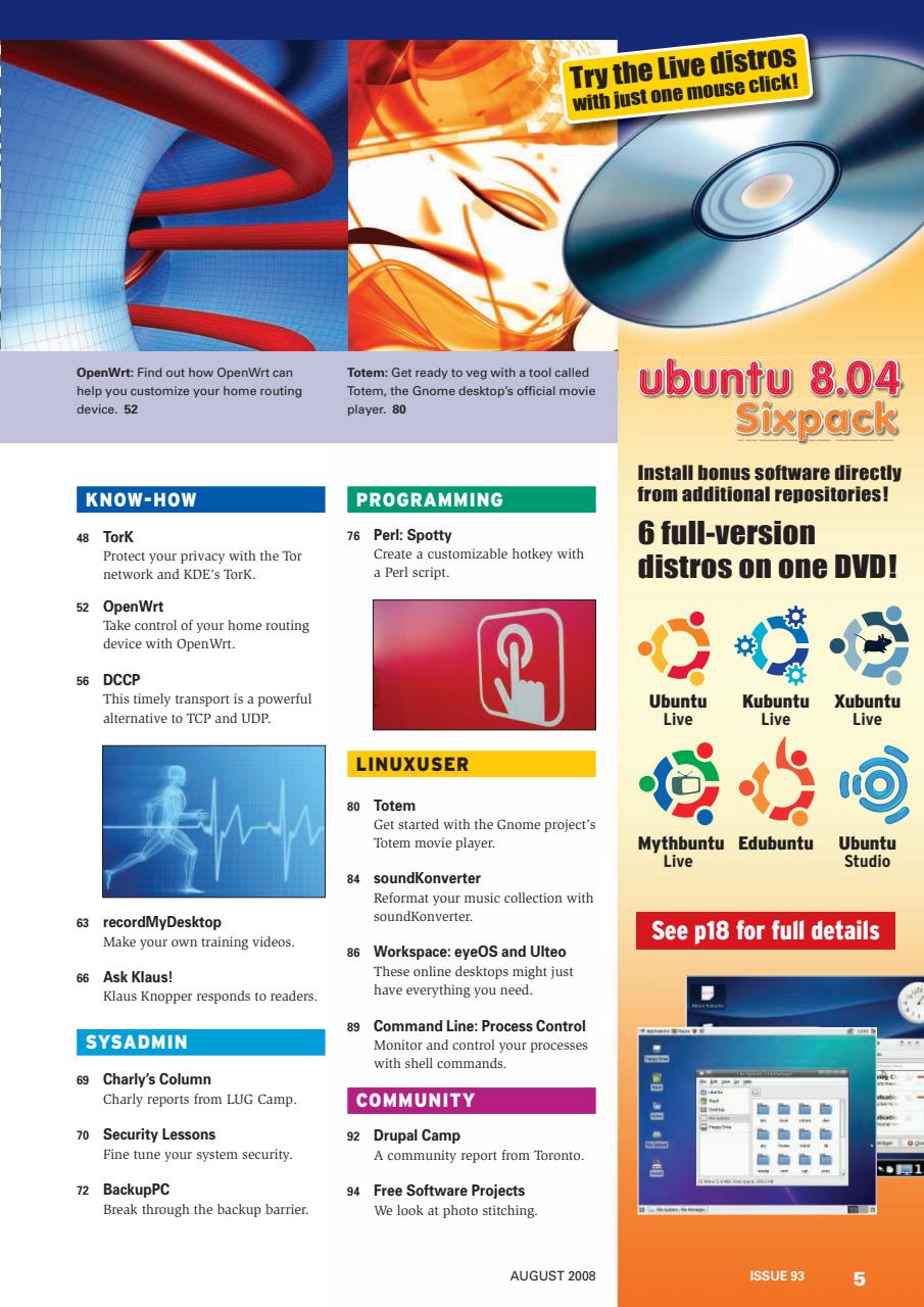 Linux Magazine Preview Pages
