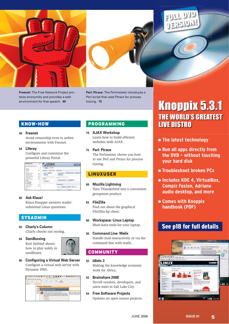 Linux Magazine Preview Pages