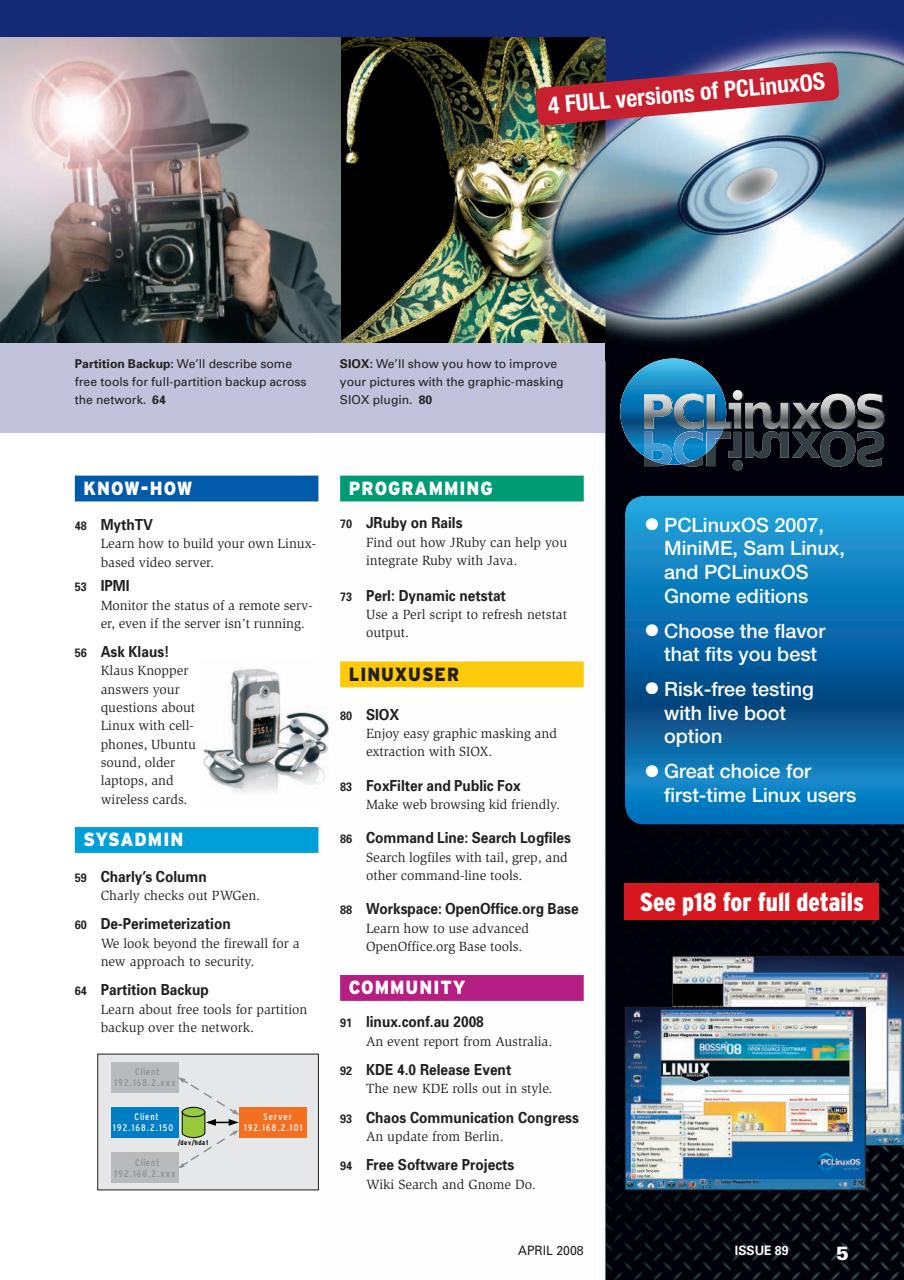 Linux Magazine Preview Pages