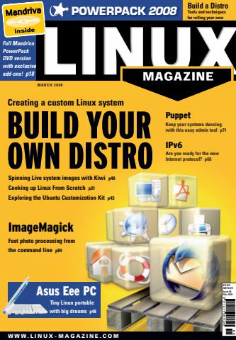 Linux Magazine issue March 2008