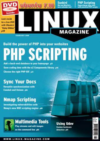 Linux Magazine issue February 2008