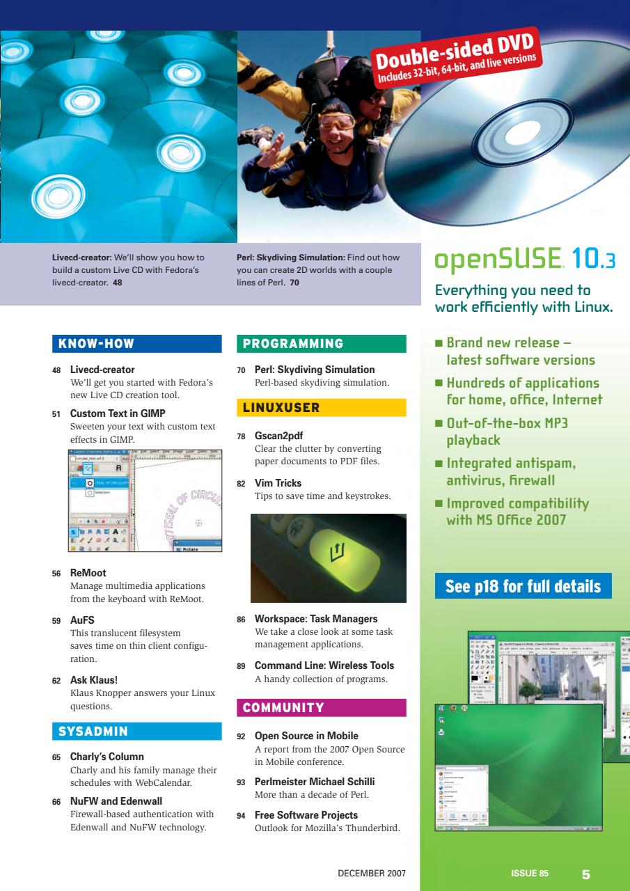 Linux Magazine Preview Pages