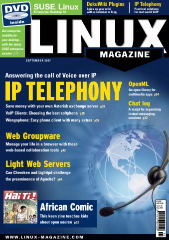 Linux Magazine issue September 2007