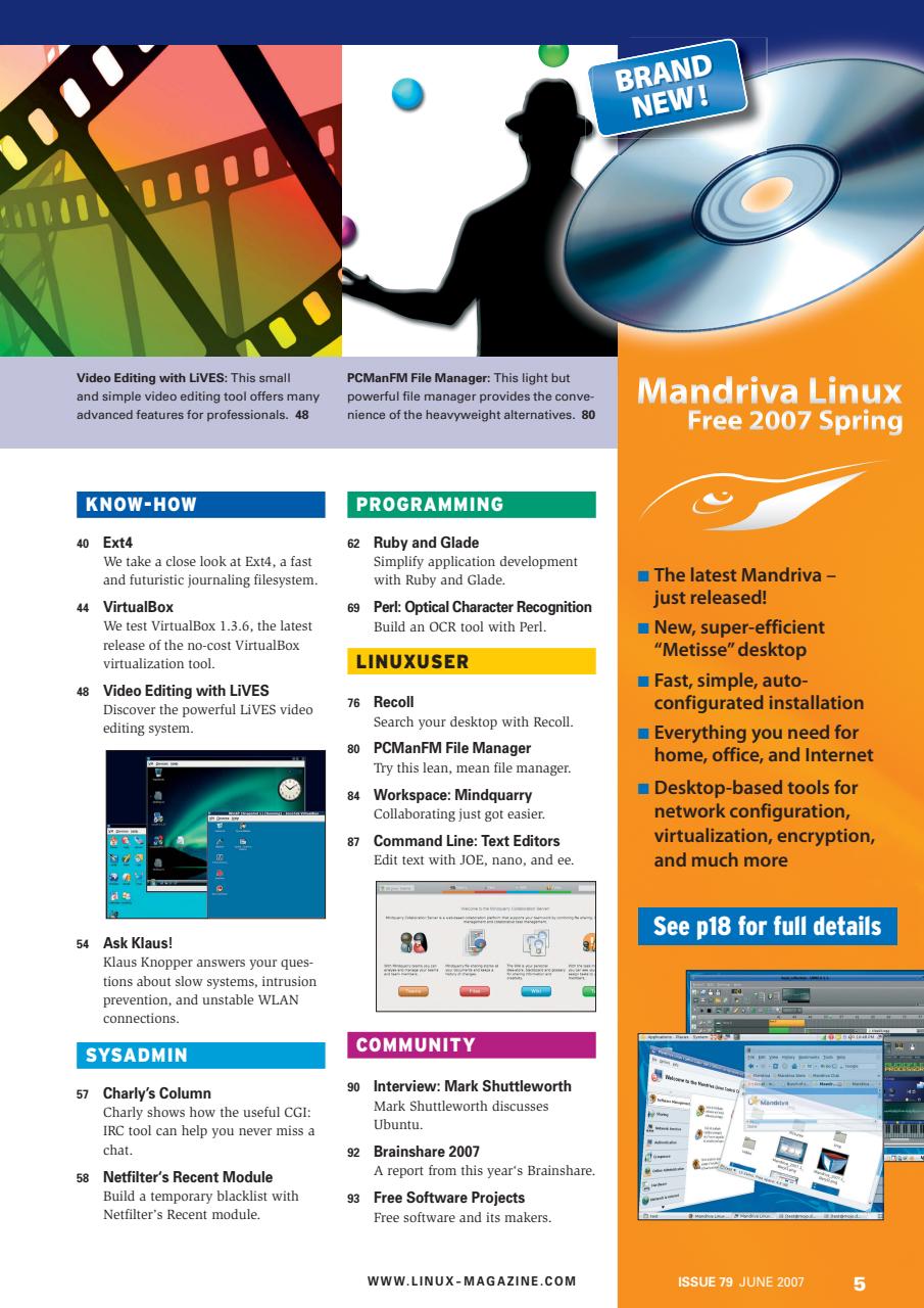 Linux Magazine Preview Pages