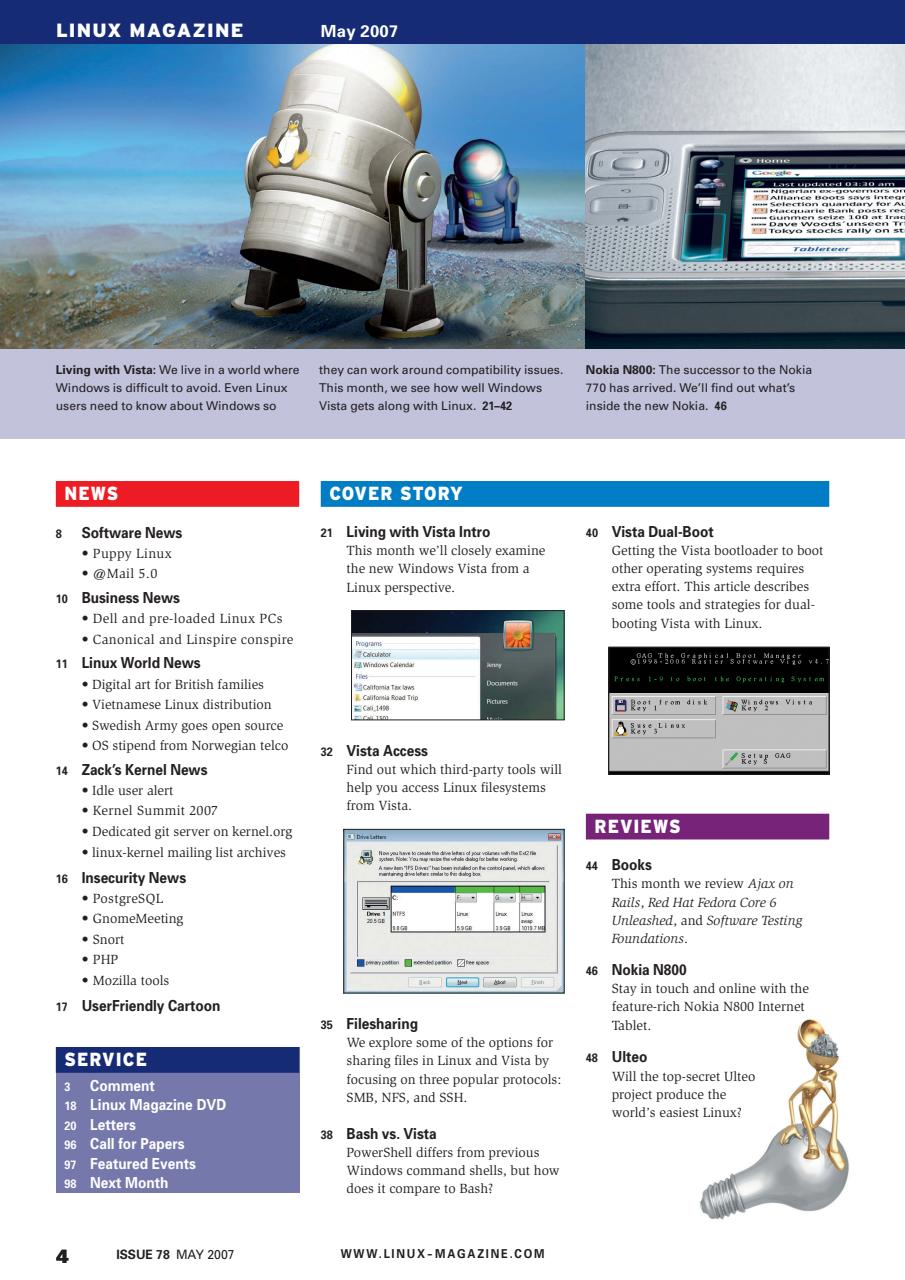 Linux Magazine Preview Pages