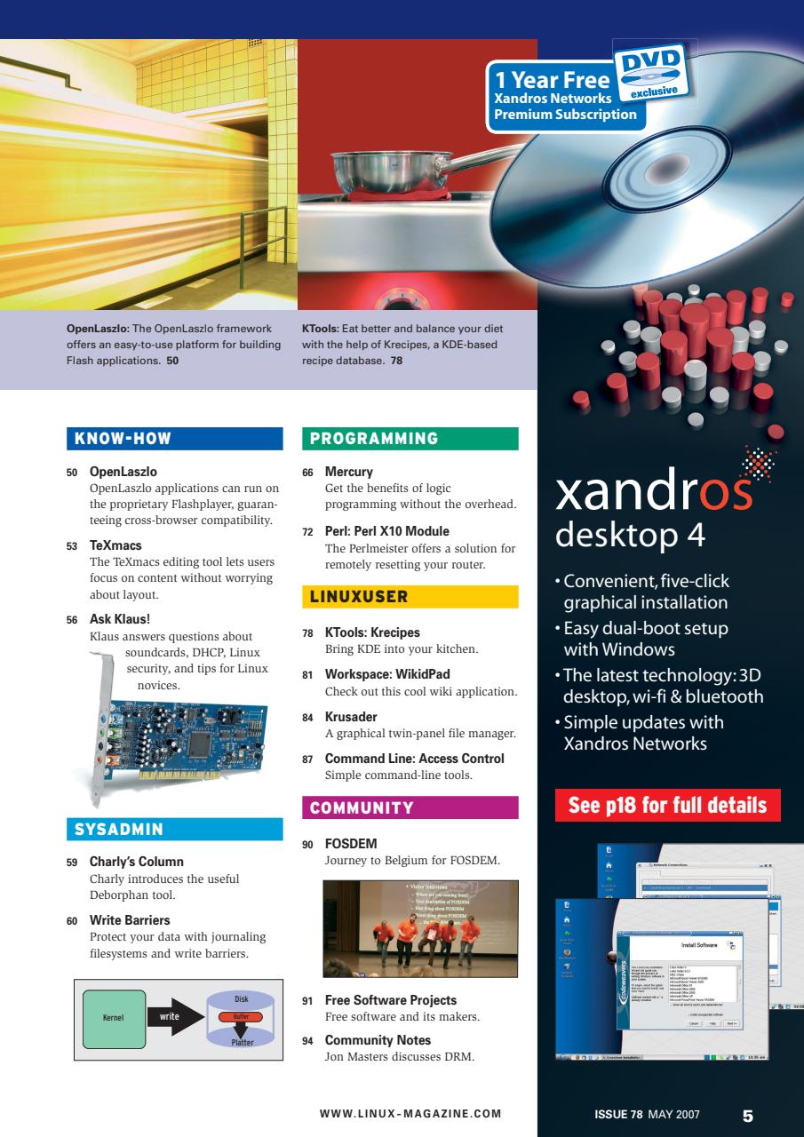 Linux Magazine Preview Pages