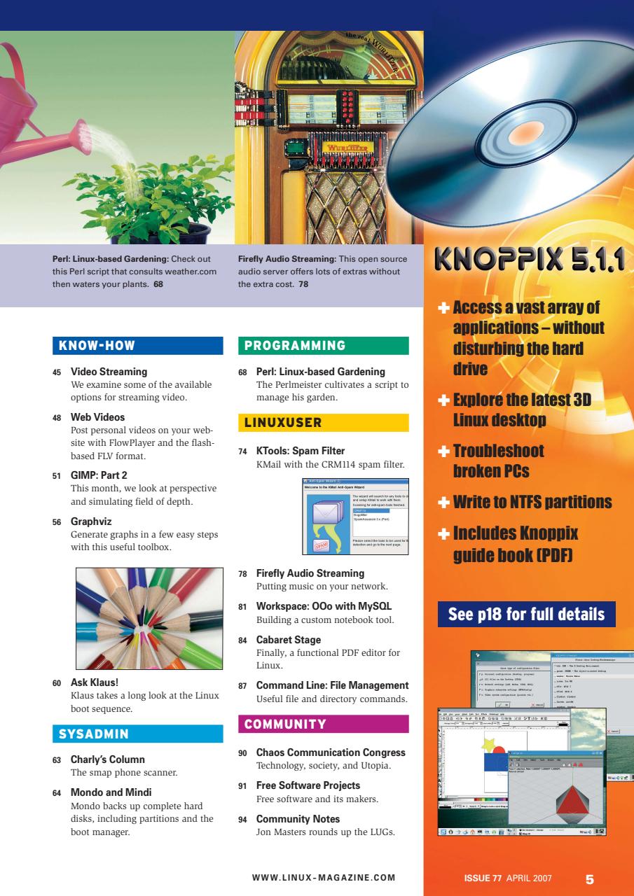 Linux Magazine Preview Pages