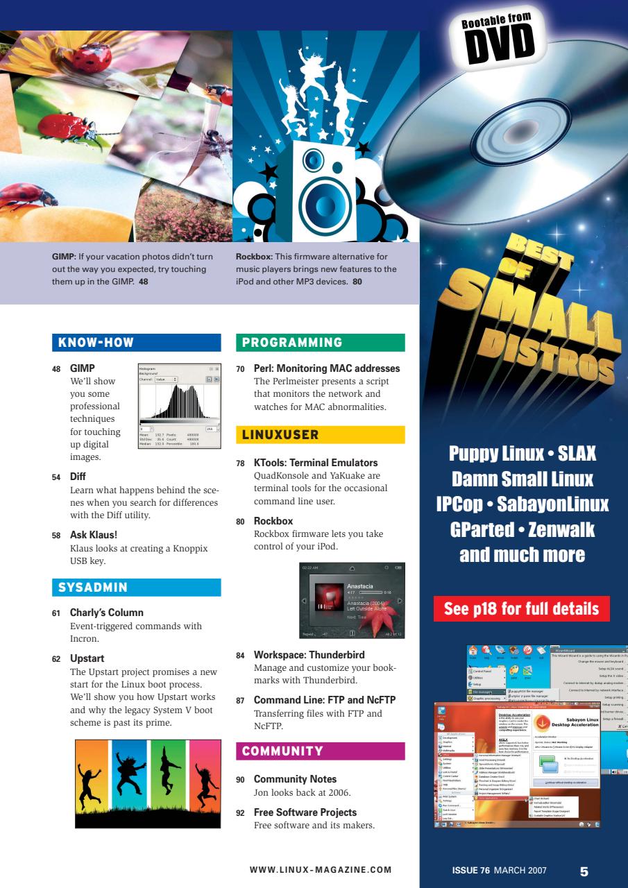 Linux Magazine Preview Pages