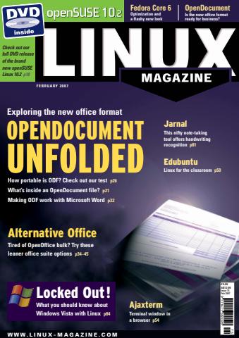 Linux Magazine issue February 2007