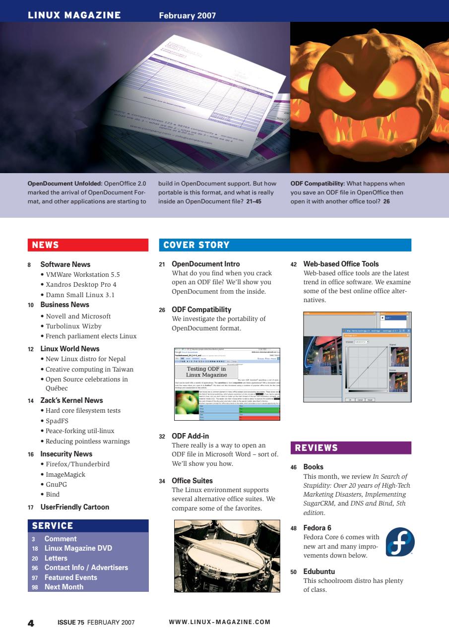 Linux Magazine Preview Pages