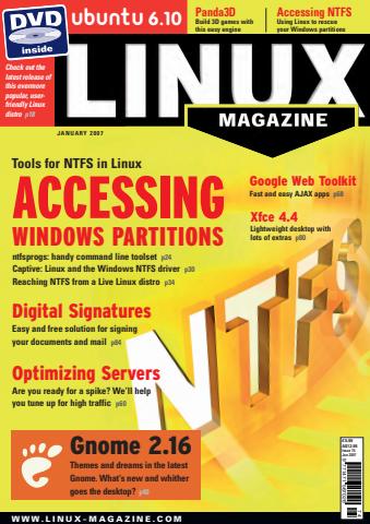 Linux Magazine issue January 2007
