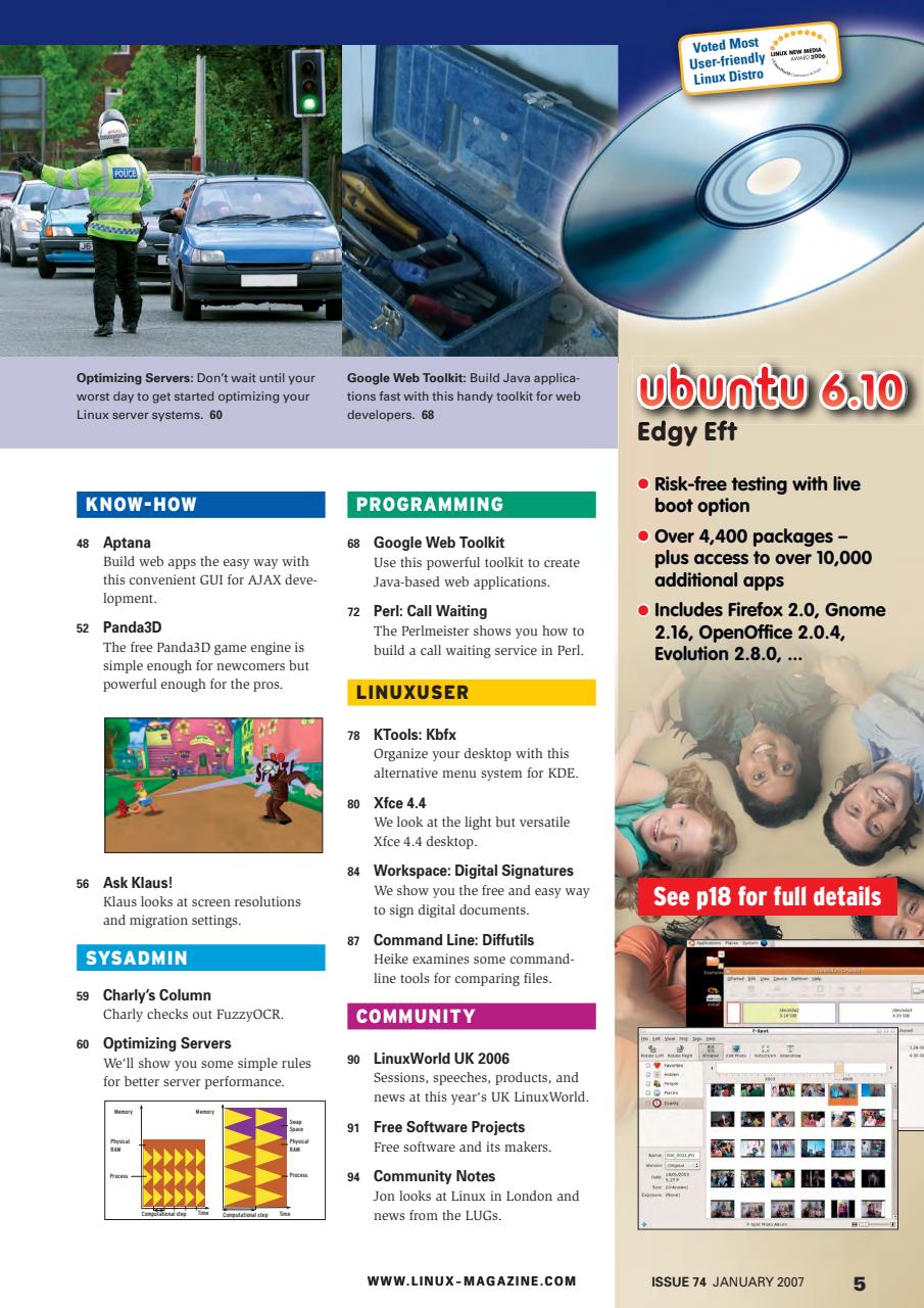 Linux Magazine Preview Pages