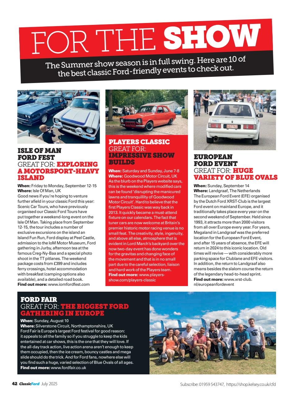 Classic Ford Preview Pages