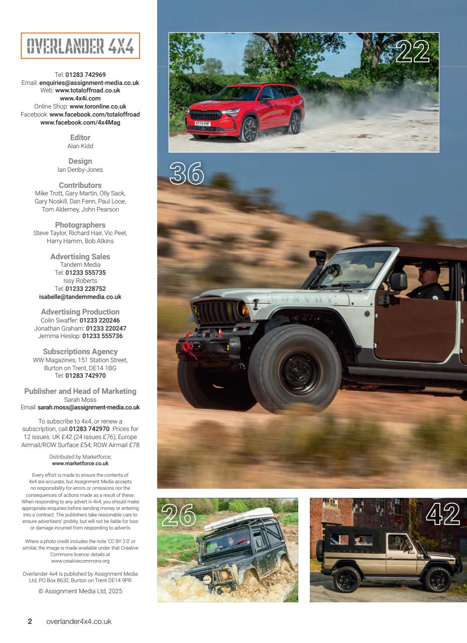 Overlander 4X4 Preview Pages