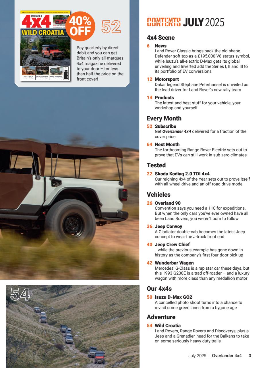 Overlander 4X4 Preview Pages