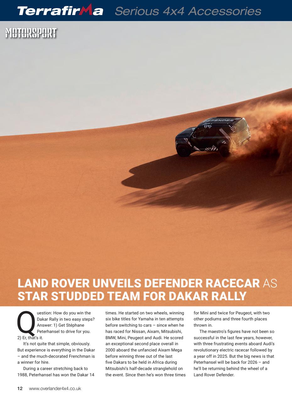 Overlander 4X4 Preview Pages
