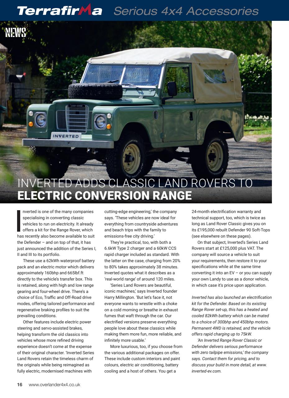 Overlander 4X4 Preview Pages