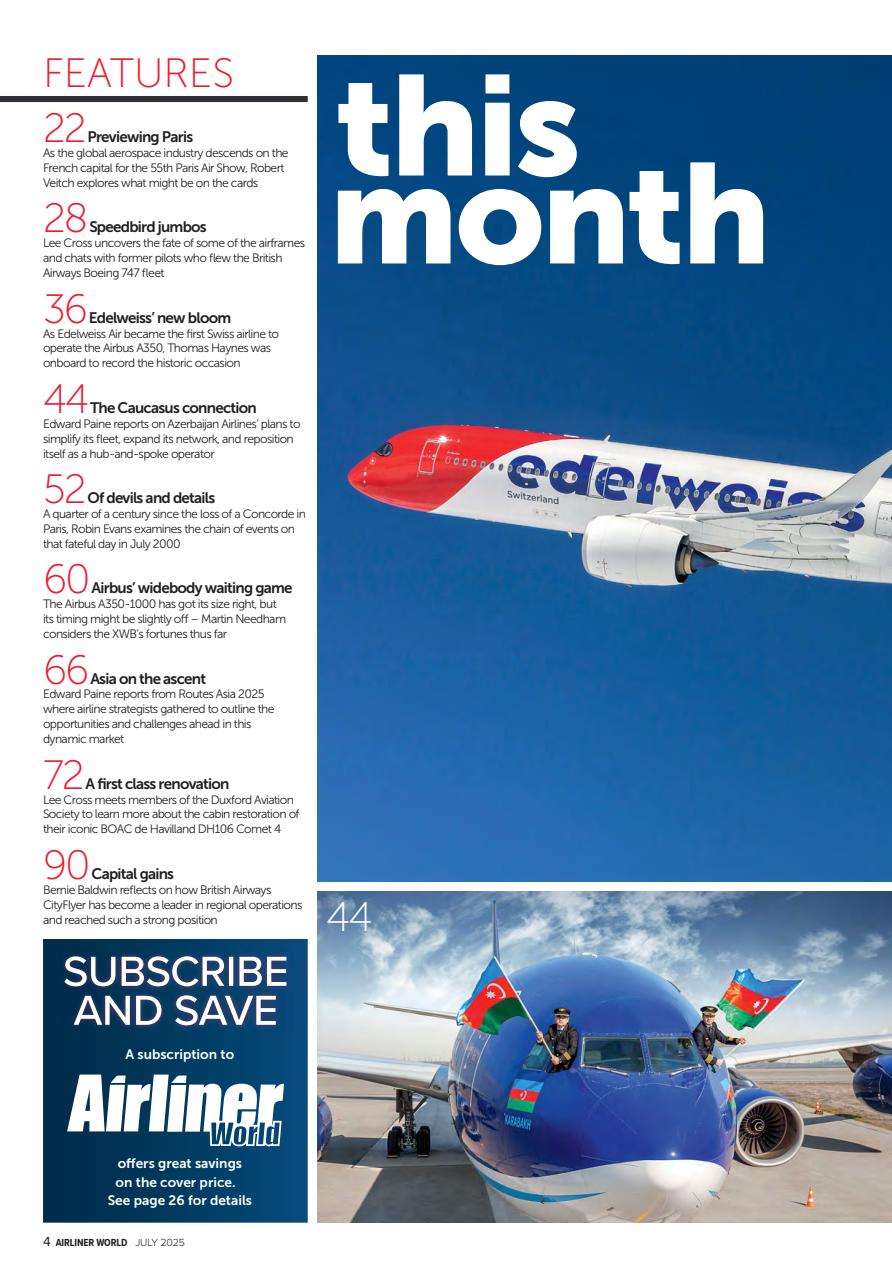 Airliner World Preview Pages