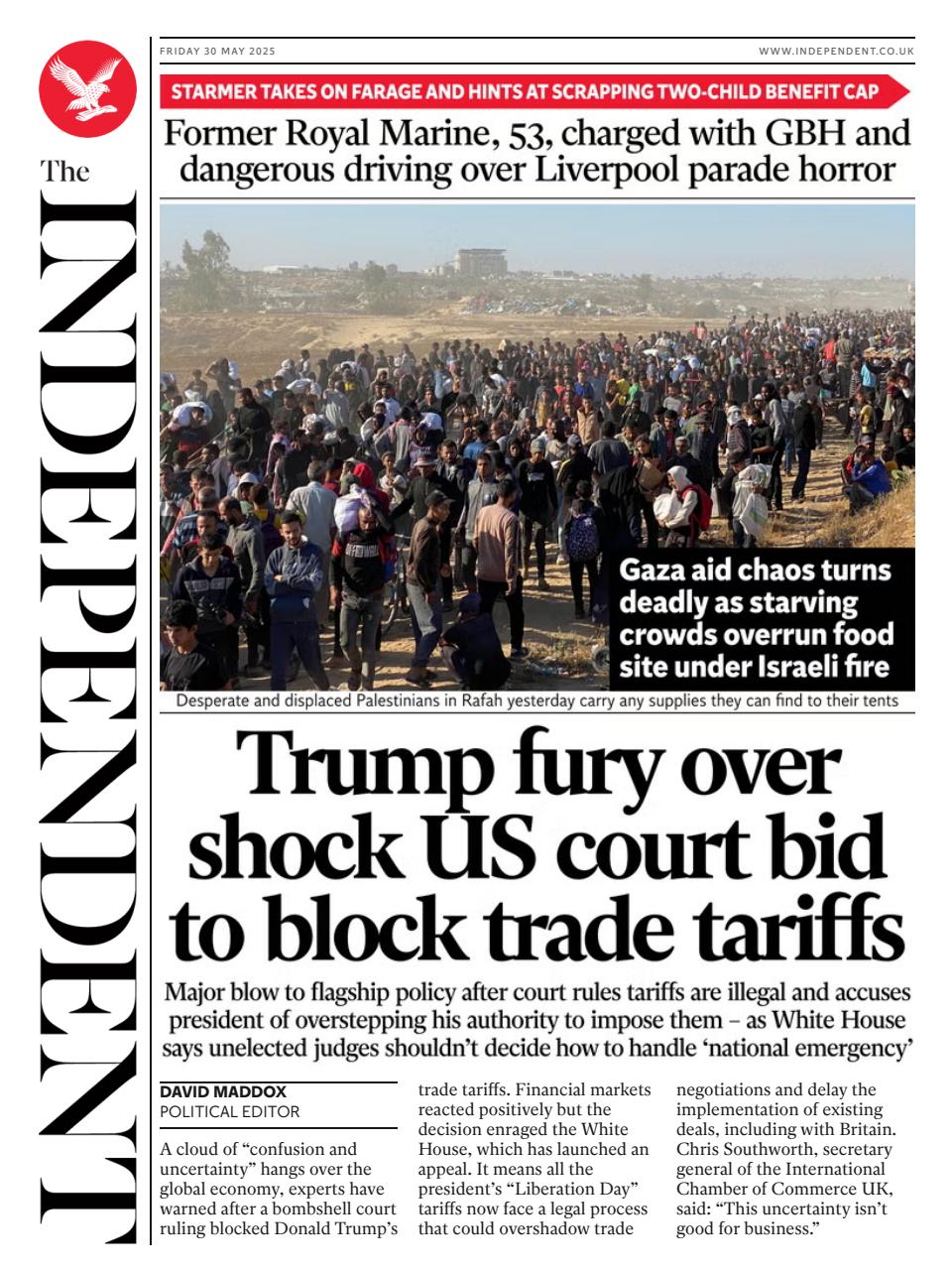 The Independent Daily Edition Newspaper Preview Pages