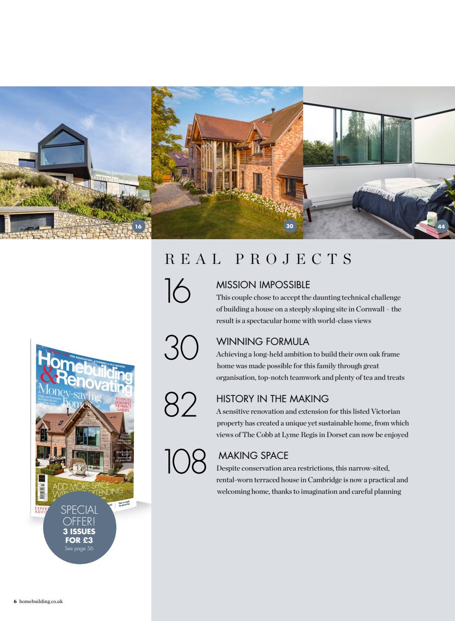 Homebuilding & Renovating Magazine Preview Pages
