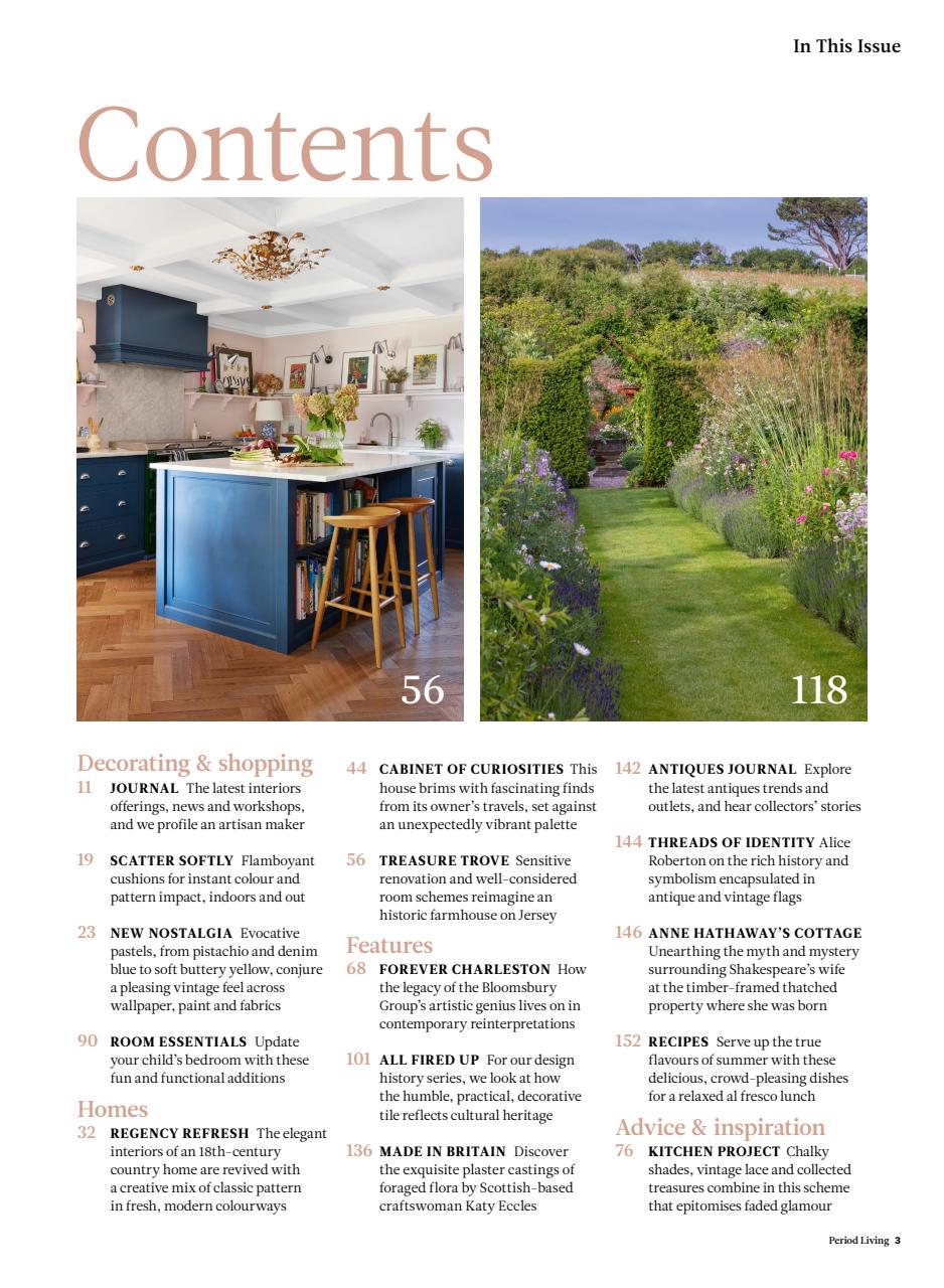 Period Living Magazine Preview Pages