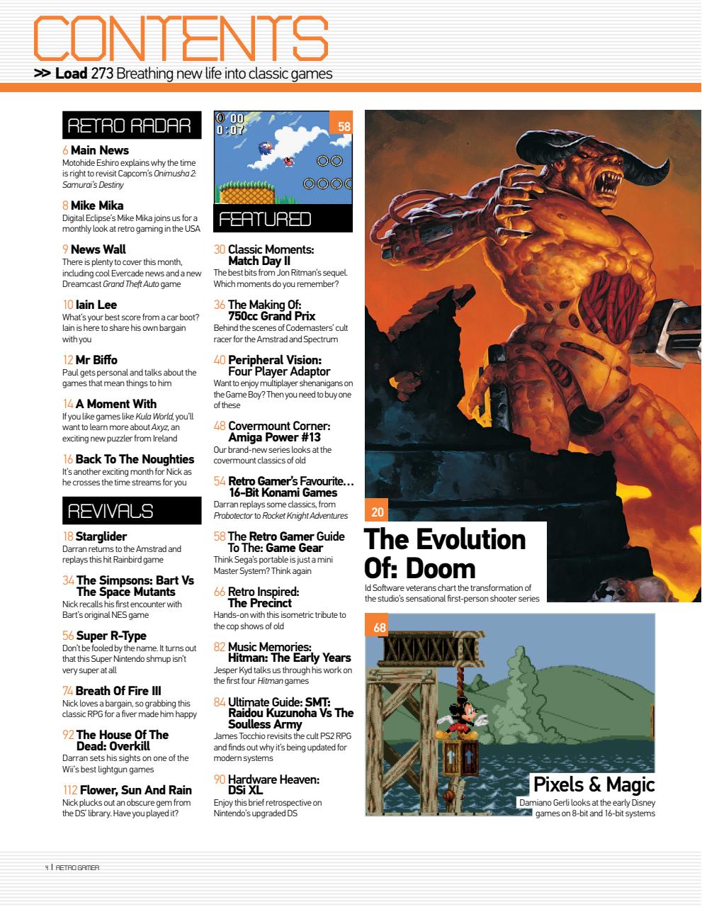 Retro Gamer Preview Pages