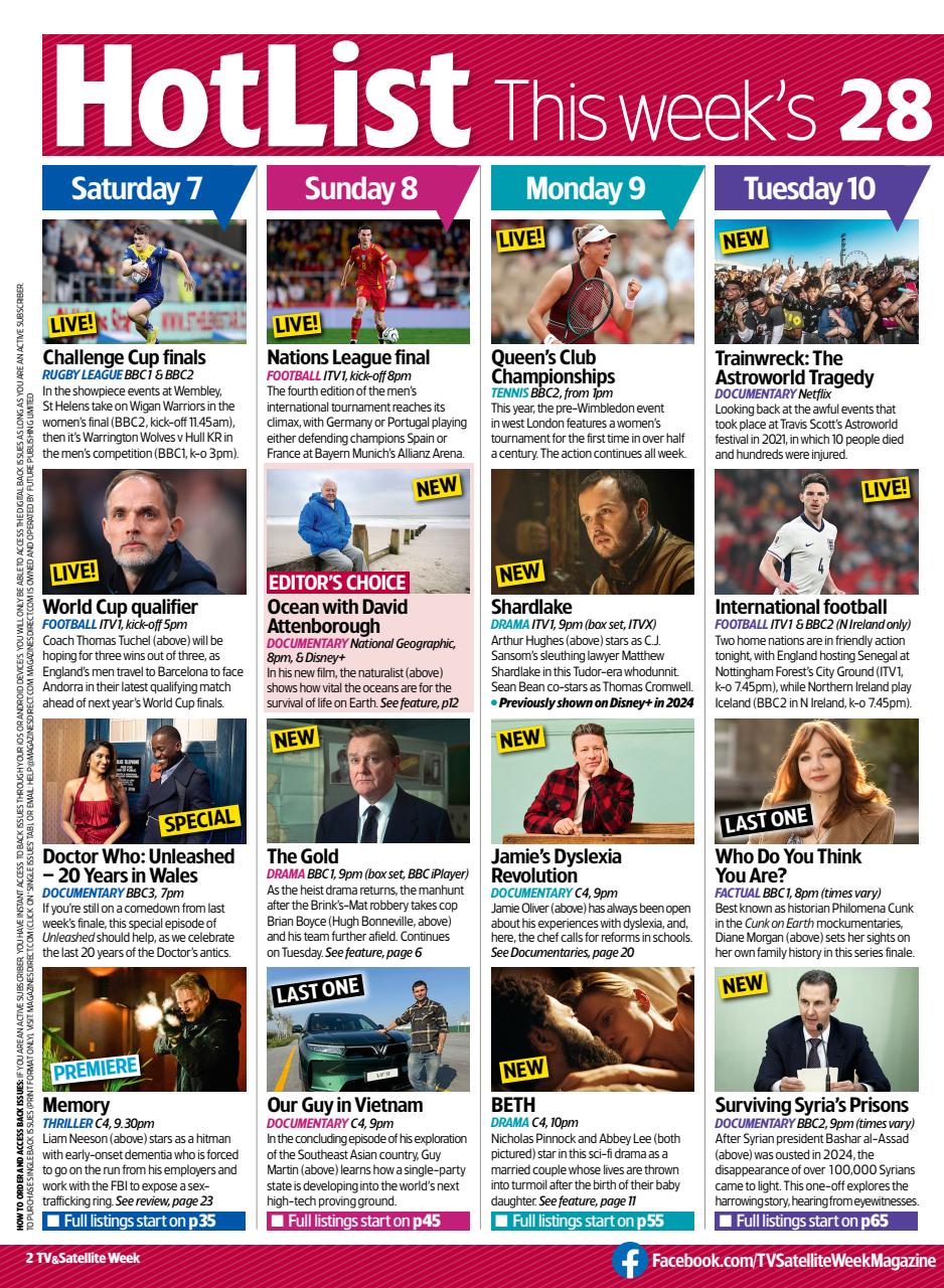 TV & Satellite Week Preview Pages