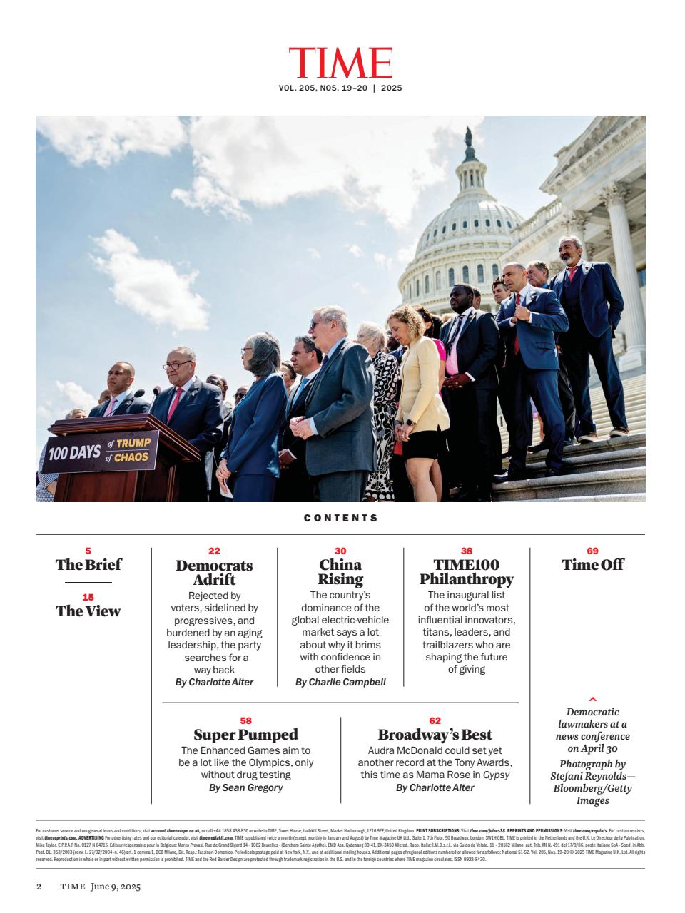 TIME Magazine Europe Preview Pages