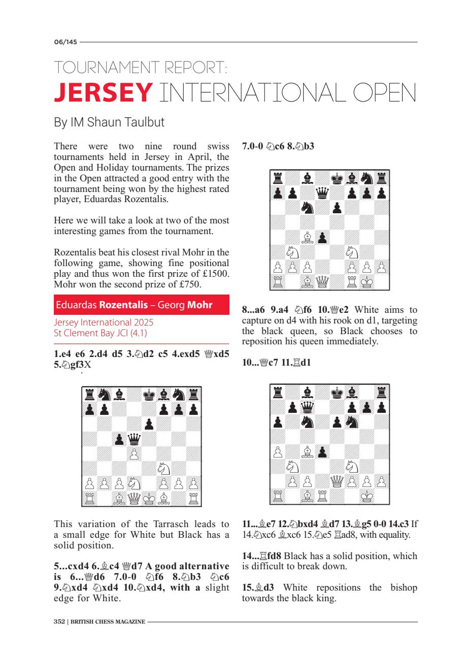 British Chess Magazine Preview Pages