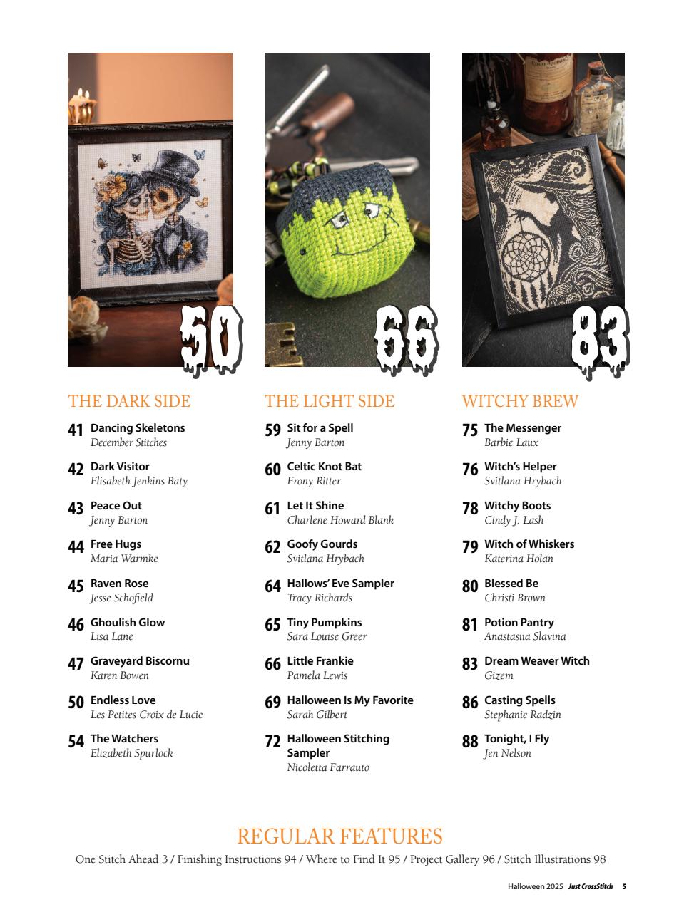 Just CrossStitch Preview Pages