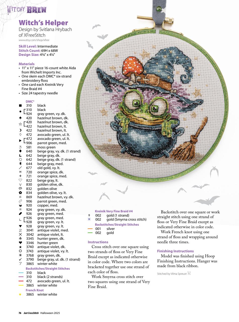 Just CrossStitch Preview Pages