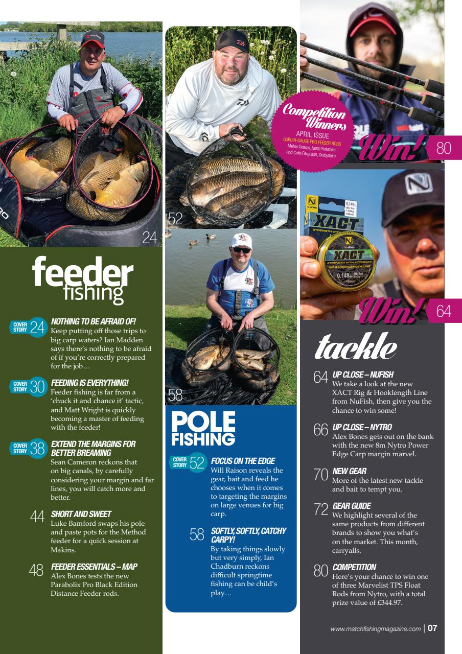 Match Fishing Preview Pages