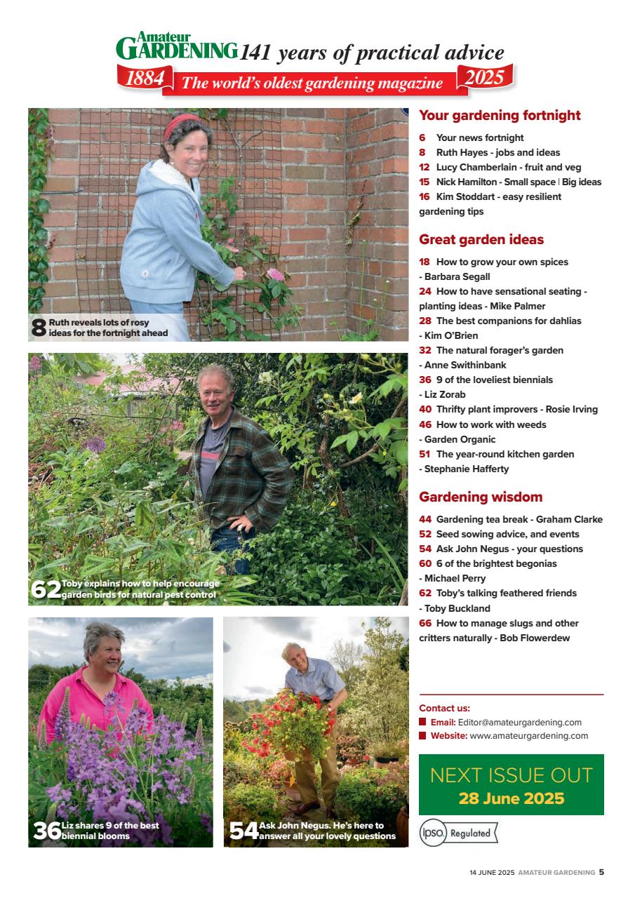 Amateur Gardening Preview Pages