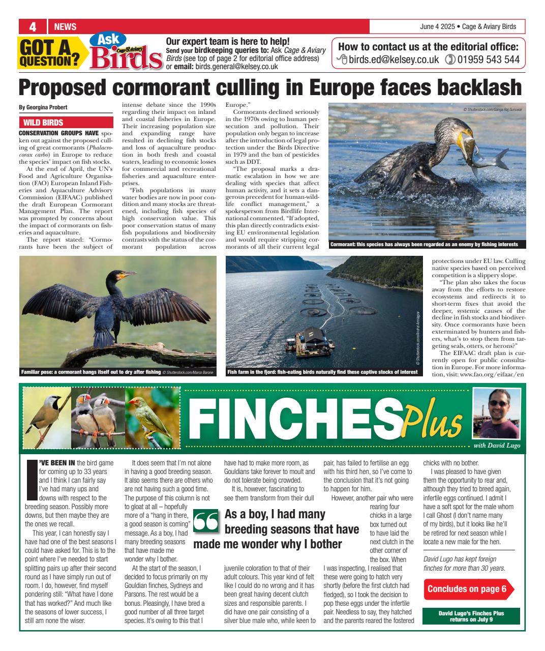 Cage & Aviary Birds Preview Pages