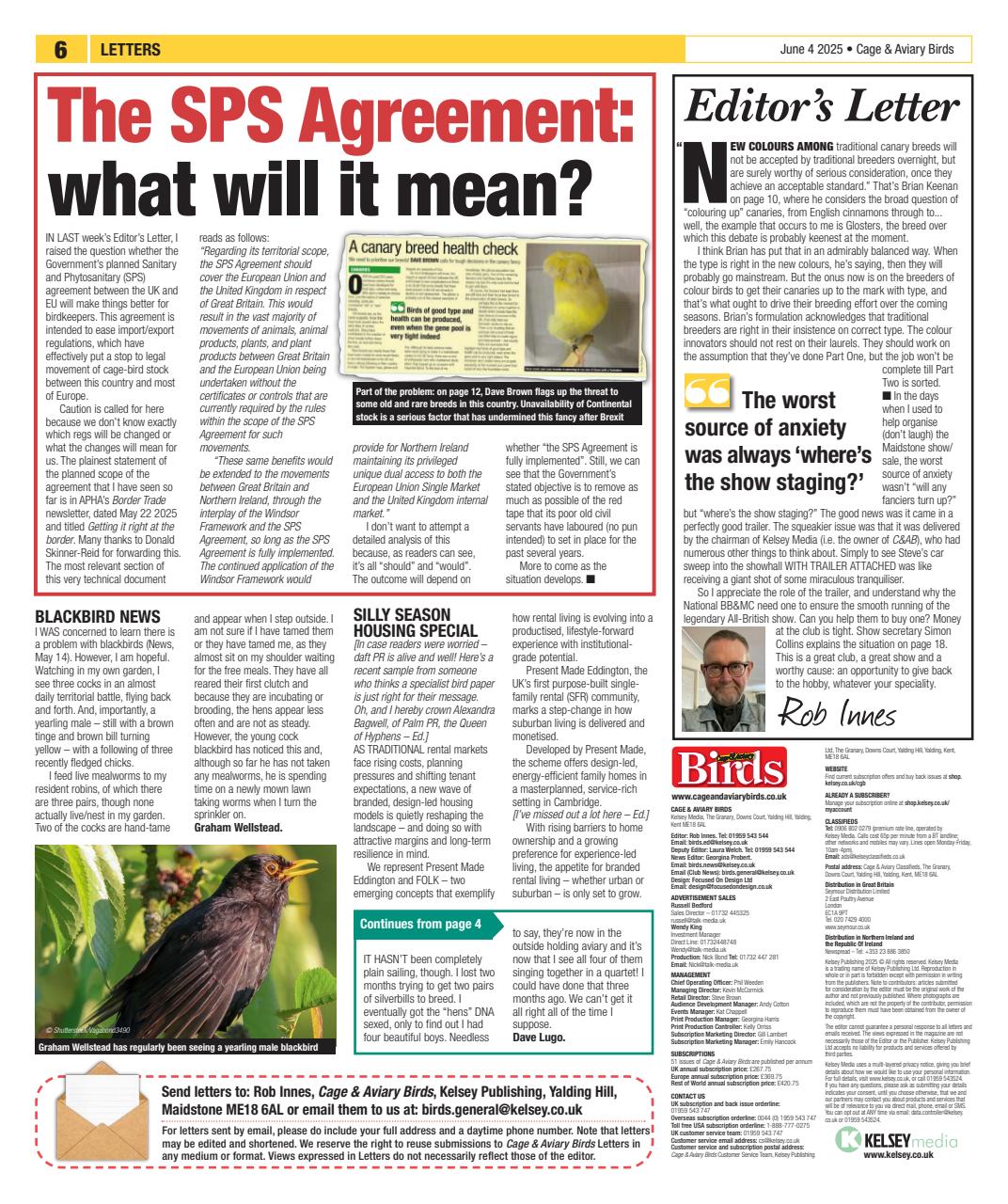 Cage & Aviary Birds Preview Pages