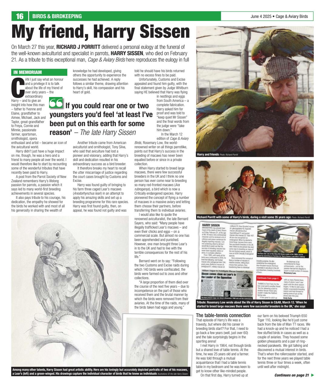 Cage & Aviary Birds Preview Pages