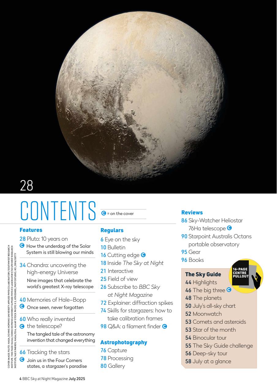 BBC Sky at Night Magazine Preview Pages