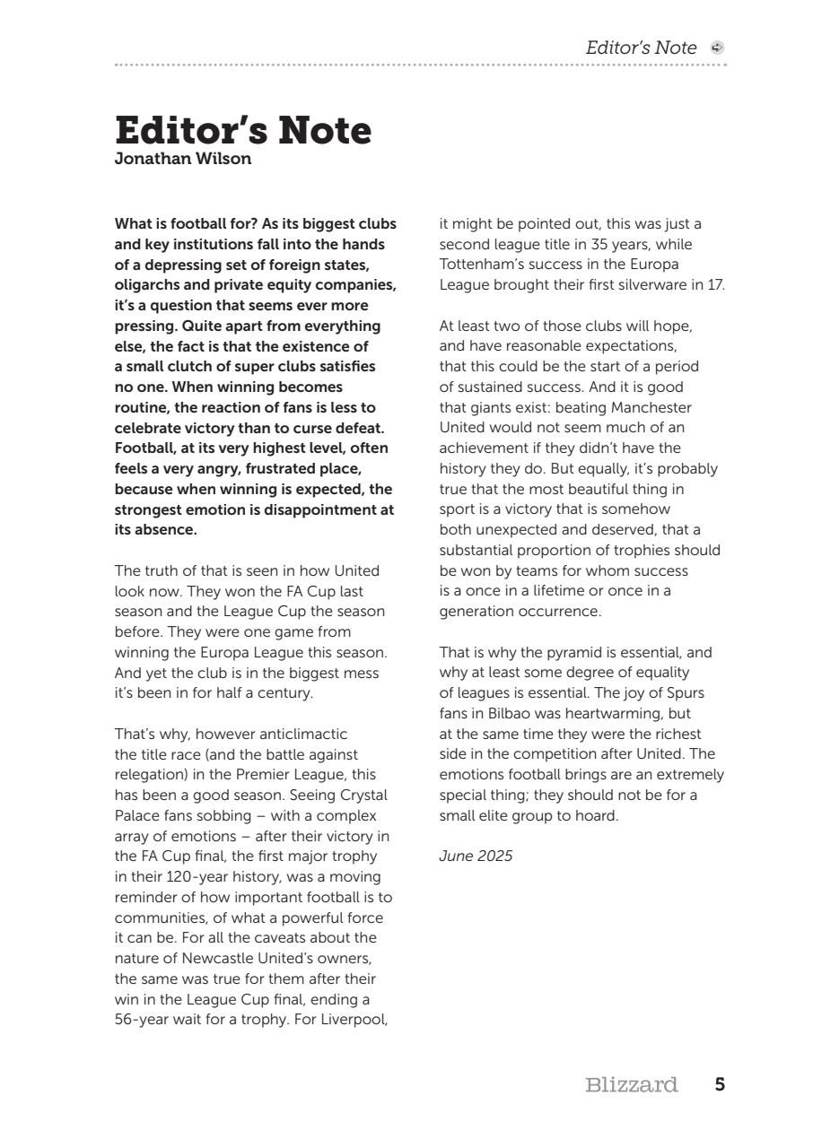 The Blizzard Preview Pages