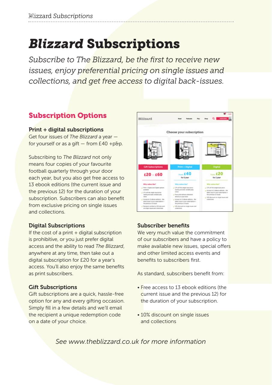 The Blizzard Preview Pages