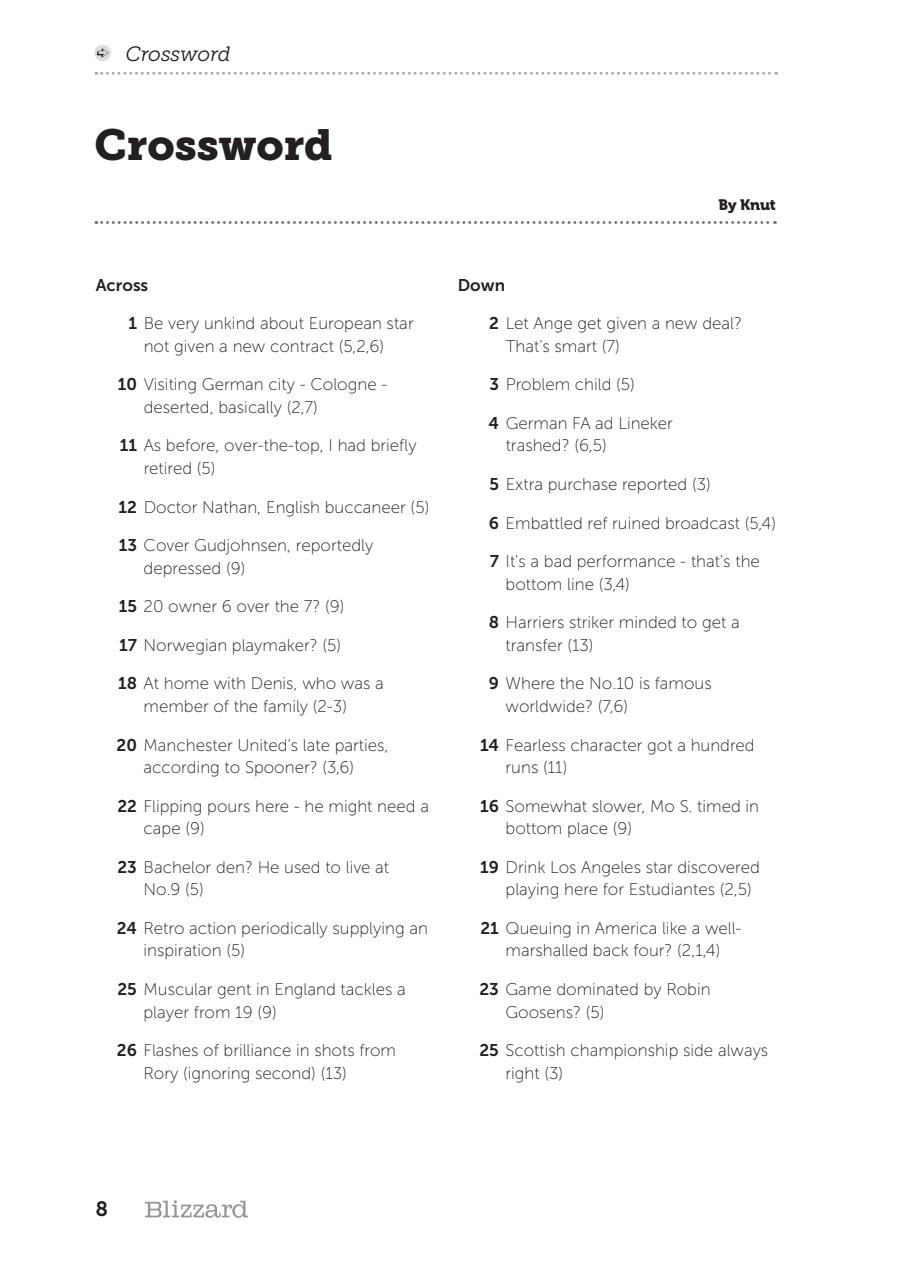 The Blizzard Preview Pages