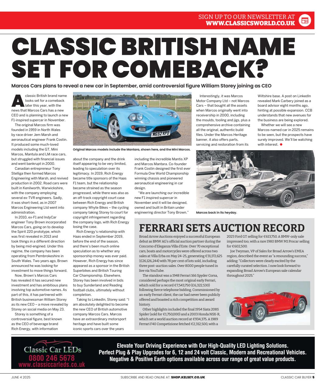 Classic Car Buyer Preview Pages