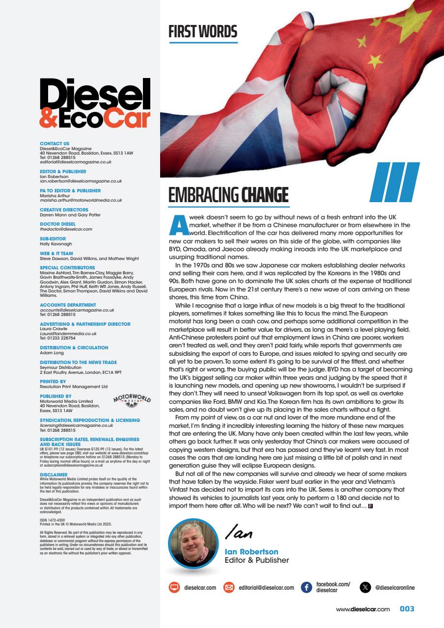 Diesel&EcoCar Magazine Preview Pages